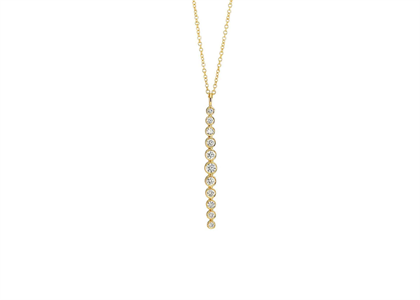 Gold Plated CZ Studded Pendant